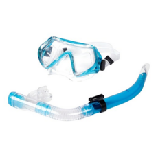 浮潛面鏡 + 呼吸管 BN-507, 水藍色