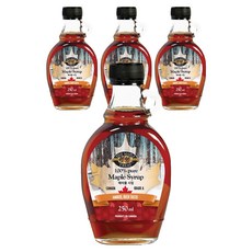 엘비메이플트리트 그레이트 메이플 시럽, 4개, 250ml