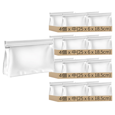 y711eva食品保鮮袋, 中(25 x 6 x 18.5cm), 1個, 16個