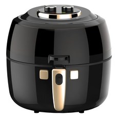 arlink 雅聯 自動翻炒 攪拌型氣炸鍋 6.5L 原廠保固, EC-990, 黑色