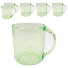 GIMI 吉米 中鑽石杯 K-302 11.5 x 8.5 x 10cm 100g 400ml 6個, 顏色隨機, 1組