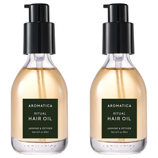 AROMATICA Ritual護髮油 茉莉&香根草香, 50ml, 2瓶