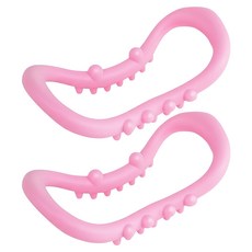 s-sportplus+ 瑜珈環 按摩 d2002001-02, 粉色, 2個