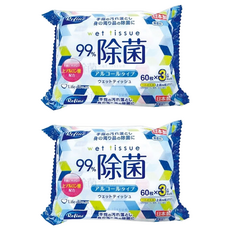 Life-do.Plus抗菌柔濕巾 LD-104 20 x 12.5cm 60入, 3包, 2袋