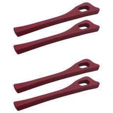 오토크루 폴리우레탄 차량 시트틈새 쿠션 AC-S3, 와인, 4개