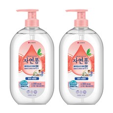 [비건라이프] 자연퐁 베이킹소다 파워 자몽향 주방세제, 735ml, 2개