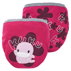 KU.KU Duckbill 酷咕鴨 練習褲 2個 增加吸水量 360° 立體包覆, M, 浪漫酷妹, 1組