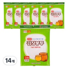 泡菜專用塑膠袋, 特大型(約20棵), 2入, 14個