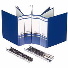 TON CHUNG 同春牌 環保大型2孔管夾 12個, 深藍色, 1盒