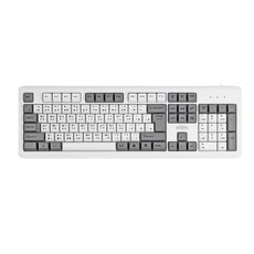 INTOPIC 廣鼎 有線雙色鍵帽鍵盤 KBD-96，104鍵，USB隨插即用, 雙色, 薄膜式, 1個