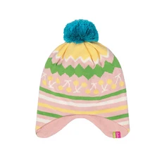 dabbakids 瓦拉 兒童提花護耳針織帽 櫻桃甜心