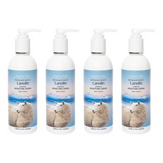 紐西蘭 Alpine Silk 有機綿羊油柔膚霜 按壓瓶, 240ml, 4瓶