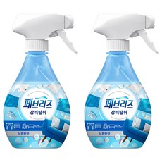 페브리즈 강력탈취 섬유탈취제 상쾌한향 본품, 370ml, 2개