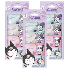 KUROMI 酷洛米 20週年版超迷你純水柔濕巾, 8包, 3袋