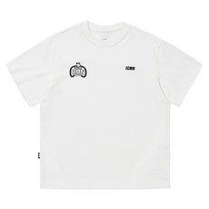 FCMM 男女通用 無限挑戰 Run Mudori x20 T恤, 白色