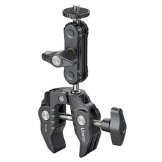 Ulanzi 優籃子 萬向全鋁合金屬大力夾 R094 承重 1.5kg 夾距: 13-60mm, 黑色, 1個