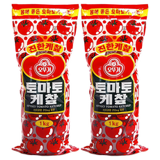 OTTOGI 不倒翁 番茄番茄醬, 1kg, 2個