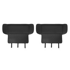 카에버 BMW 5시리즈 g60 전용 프리미엄 시트 킥패드 i5 24년 이후 하프커버, 클래식 블랙, 2개