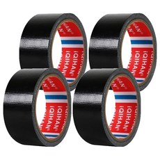 Dada 高黏度強力棉布膠帶 45mm x 20m, 黑色, 4個