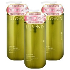 루브스킨 퍼퓸 바디워시 블라썸글로우향, 1L, 3개