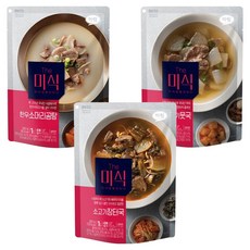 더미식 소고기장터국 350g + 소고기뭇국 350g + 한우소머리곰탕 350g, 1세트