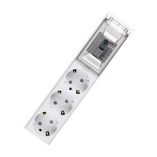 五星精密 高容量斷路器延長線 3孔 OSB323, 4.5m, 白色, 1個