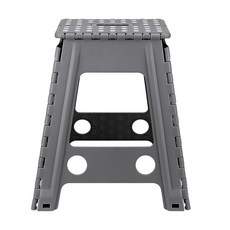 코멧 홈 휴대용 폴딩 체어 XL 사이즈, 그레이, 1개