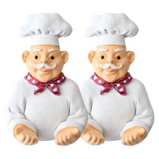 블럭마트 콘센트 다용도 훅걸이, 빵모자요리사, 2개