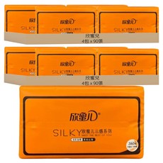 欣蜜兒 加厚雲感系列 面巾紙 4層, 90張, 8個