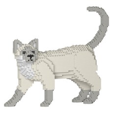 JEKCA 會走路的東奇尼貓積木, 灰色, 1個