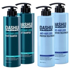 DASHU 每日快速健髮洗髮精 500ml+健髮蛋白質護髮乳 500ml, 2組