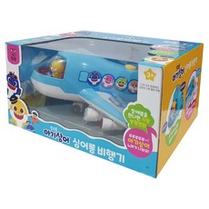 pinkfong 碰碰狐 鯊魚寶寶聲光飛機玩具, 混色, 1盒