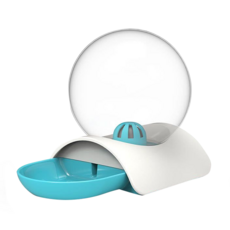 PAOPAO 寵物飲水器, 2.8L大容量, 孔雀綠, 1個