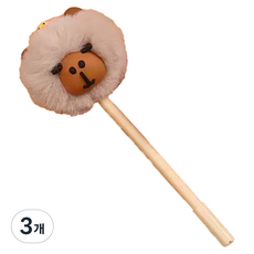 아트조이 카피바라 폼폼 펜 0.5mm, 3개, 오리