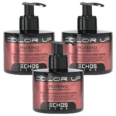에코스라인 컬러업 루비노 헤어코팅 트리트먼트 250ml, 레드와인, 3개