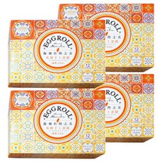 惠香 台灣花磚手工蛋捲 蛋香口味 奢華黃, 14g, 4盒, 168g