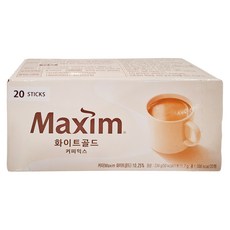 Maxim 麥心 白金經典三合一咖啡, 11.7g, 20條, 1盒