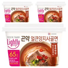 碗裝辣牛骨風味蒟蒻即食麵, 212g, 3個