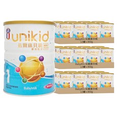 BabyMik 佑爾康貝親 嬰兒配方奶粉 1號 0~12月, 850g, 36罐