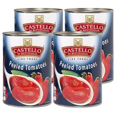CASTELLO 田野番茄罐頭, 400g, 4個