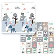 生活好事多 寶寶爬行墊 J 小鹿遊園 + 啟蒙日記, 180 x 200cm x 厚度10mm