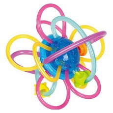 Hola Toys 嬰兒優質搖鈴固齒器, 1個