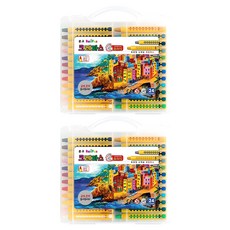 MUNGYO 鐵軌蠟筆, 24 種顏色, 2個