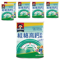 QUAKER 桂格 高鈣奶粉 Inulin配方, 1.5kg, 6罐