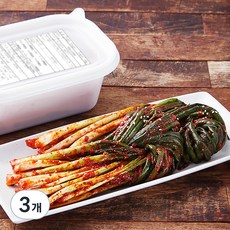 더반찬 쪽파김치, 500g, 3개