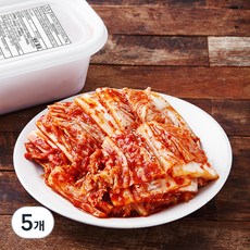 더반찬 썰은배추김치, 700g, 5개