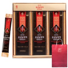 CheonJeMyeong Red Ginseng 紅蔘濃縮飲隨身包+購物袋, 300ml, 1組