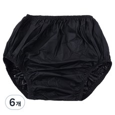 행복드림 외출 시 걱정 NO 자신감 UP 요실금 안심 팬티 2 블랙, 중형, 6개, 1매입