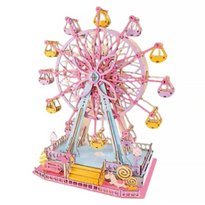 MINIWHALE Linablue 創意3D木屋模型拼圖, 204件, 摩天輪