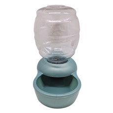 Petmate Replendish 餵水器, PET無毒環保塑膠, 淨水濾心, 防溢出碗身設計, 綠色, 1個